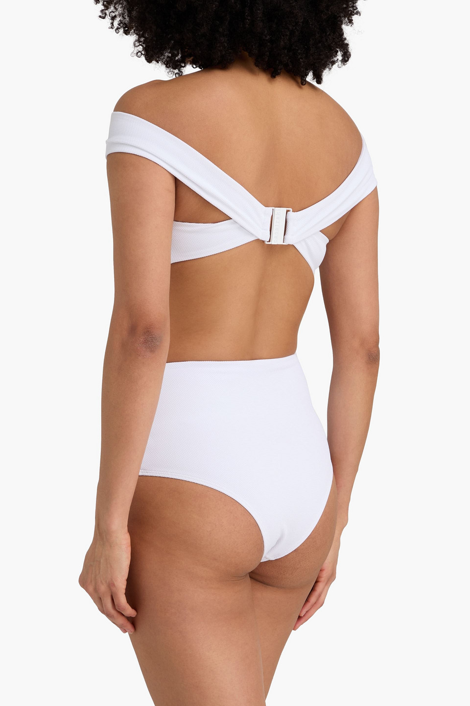  Casa Raki - Bikini-oberteil Aus Piqué - Weiß - S 