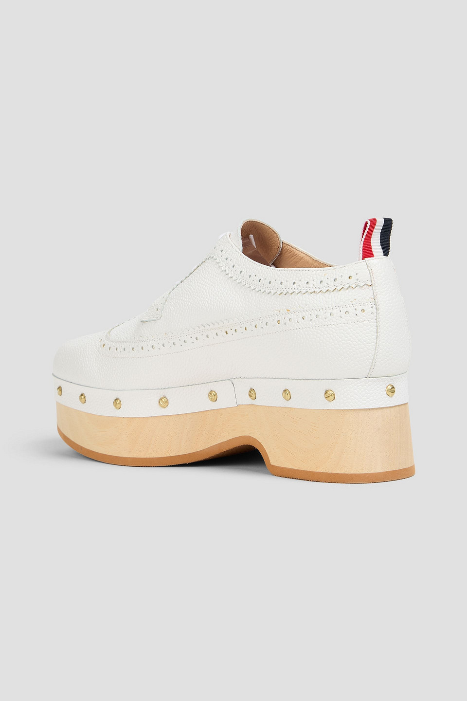  Thom Browne - Brogues Aus Perforiertem Leder - Weiß - Eu 36 
