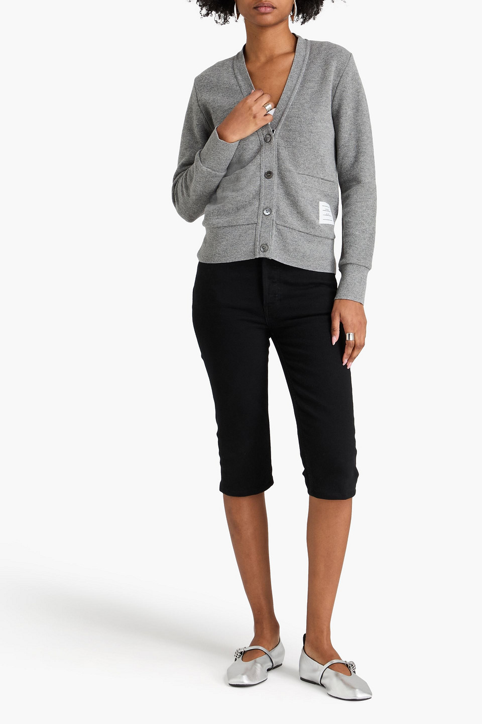  Thom Browne - Cashmere Cardigan - Gray - It 36 