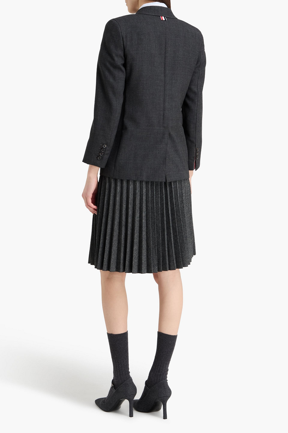  Thom Browne - Blazer Aus Wolle - Grau - It 36 