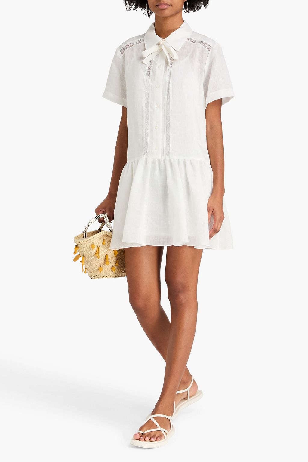 sandro white shirt dress Sandro Rhinestone Striped Shirt Dress  UFO No More