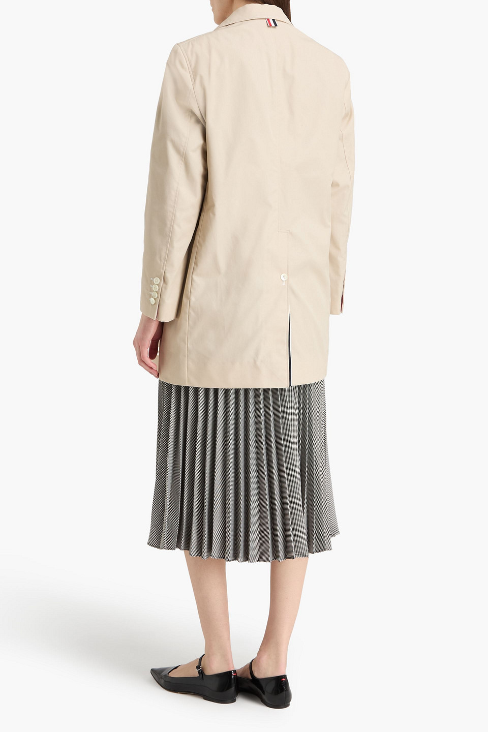  Thom Browne - Woven Coat - Neutral - It 38 