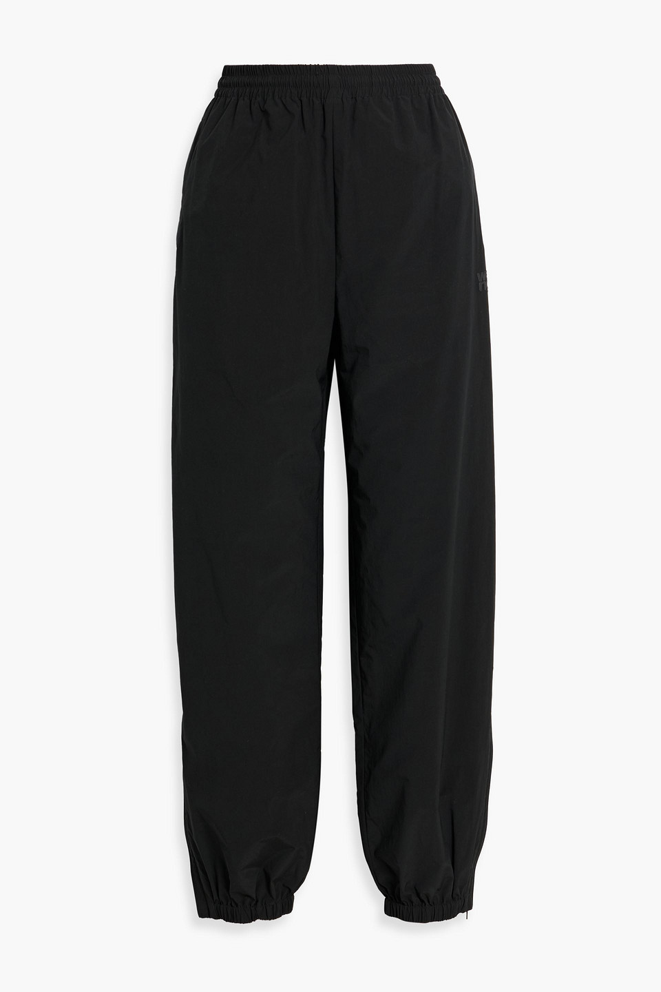 Alexander Wang T Shell Tapered Track Pants In Black