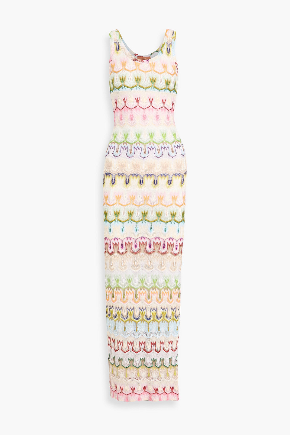 Missoni Crochet-knit Maxi Dress In Multi