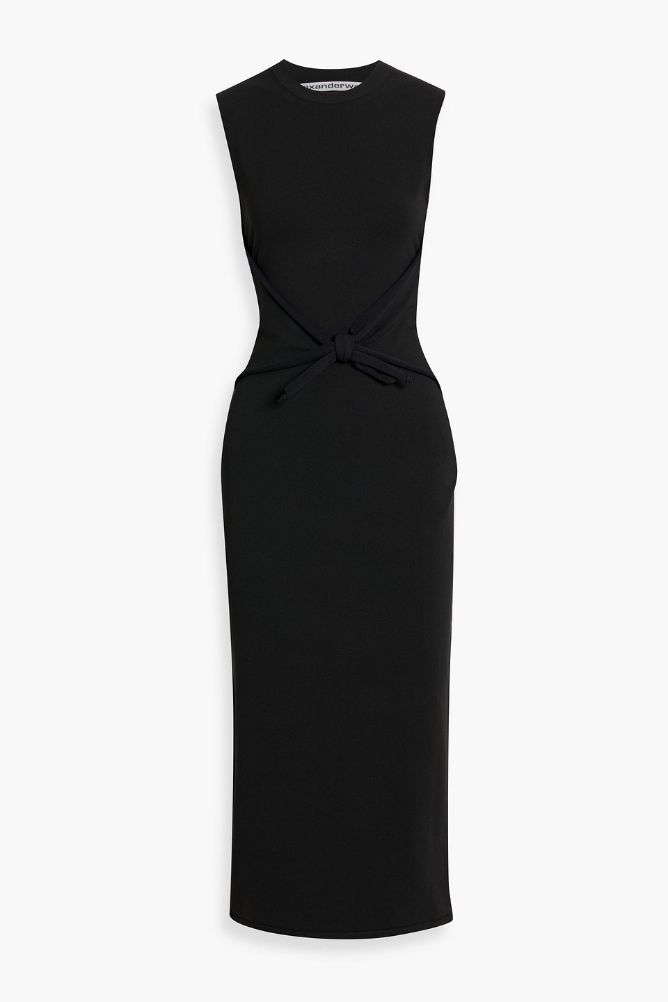 alexander wang - jersey midi dress - black - xs