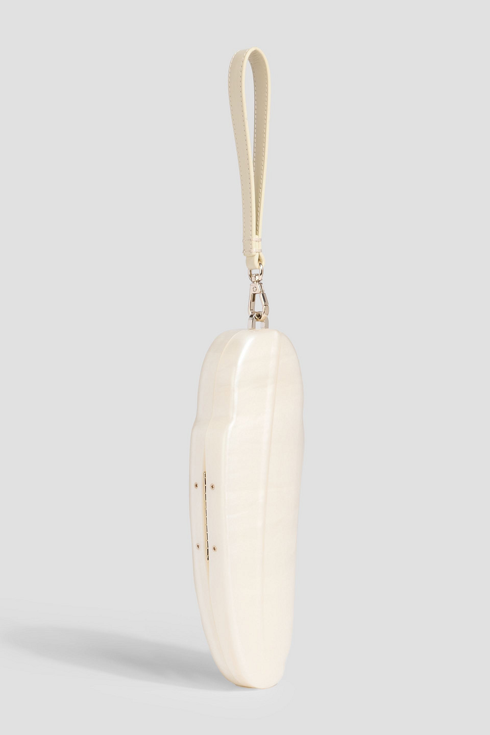  Simone Rocha - Clutch Aus Acryl Mit Kunstperlen Und Federn - Weiß - Onesize 