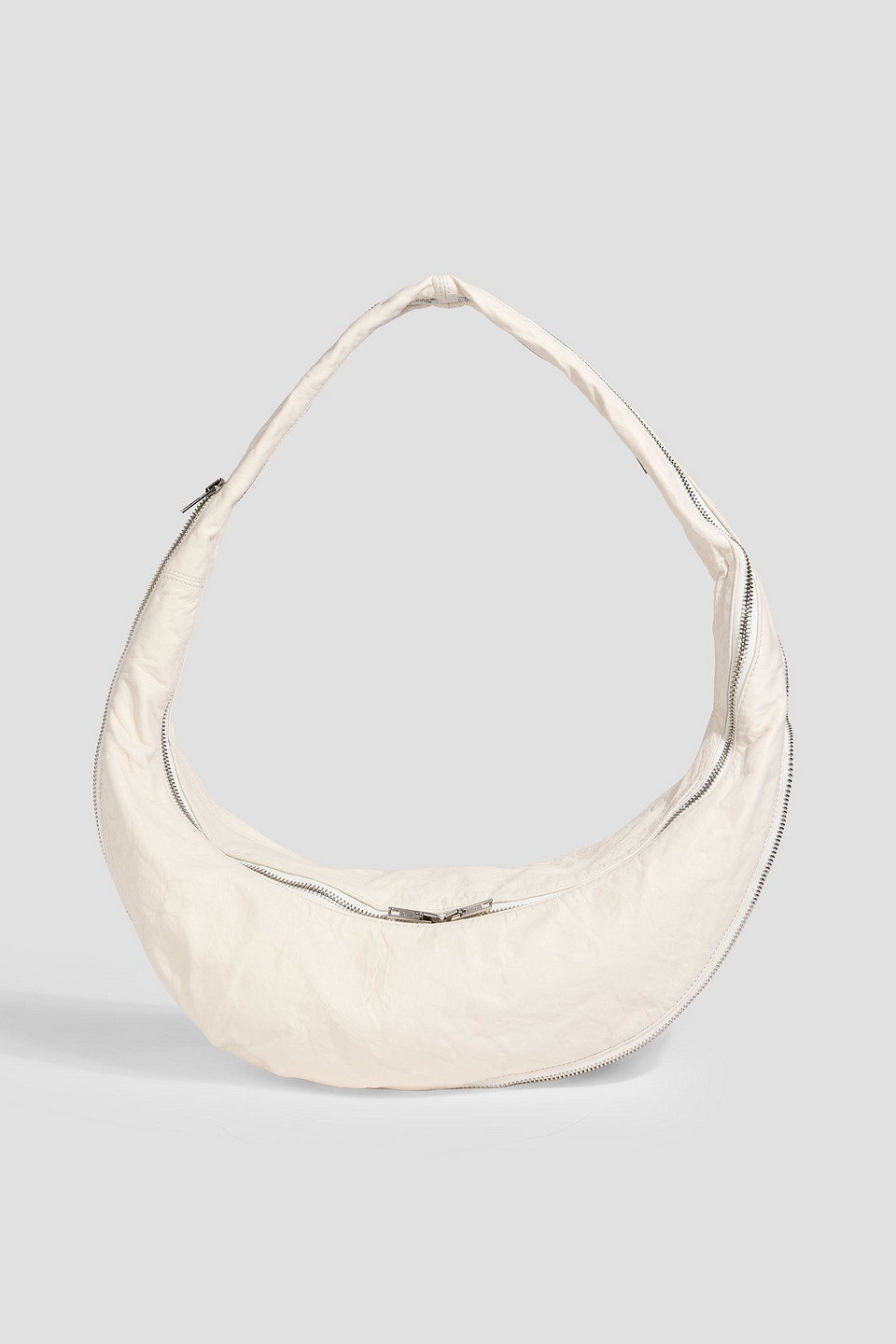 Alexander Wang Twyst Leather Shoulder Bag In White