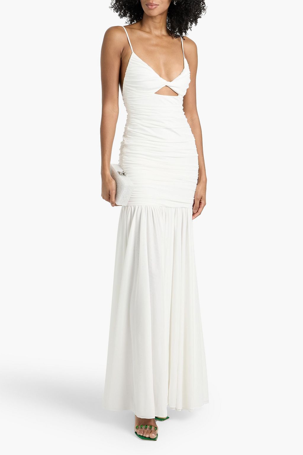 RETROFTE Bristol cutout stretch-mesh maxi dress | THE OUTNET