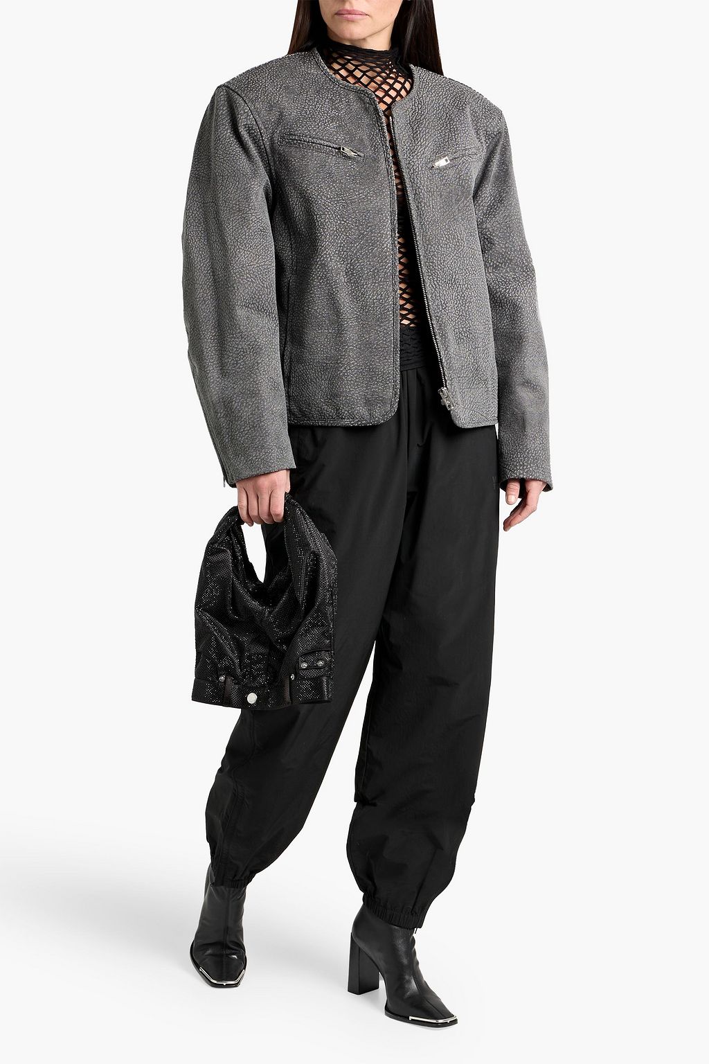 TOTEME Wool-blend felt hooded jacket | THE OUTNET