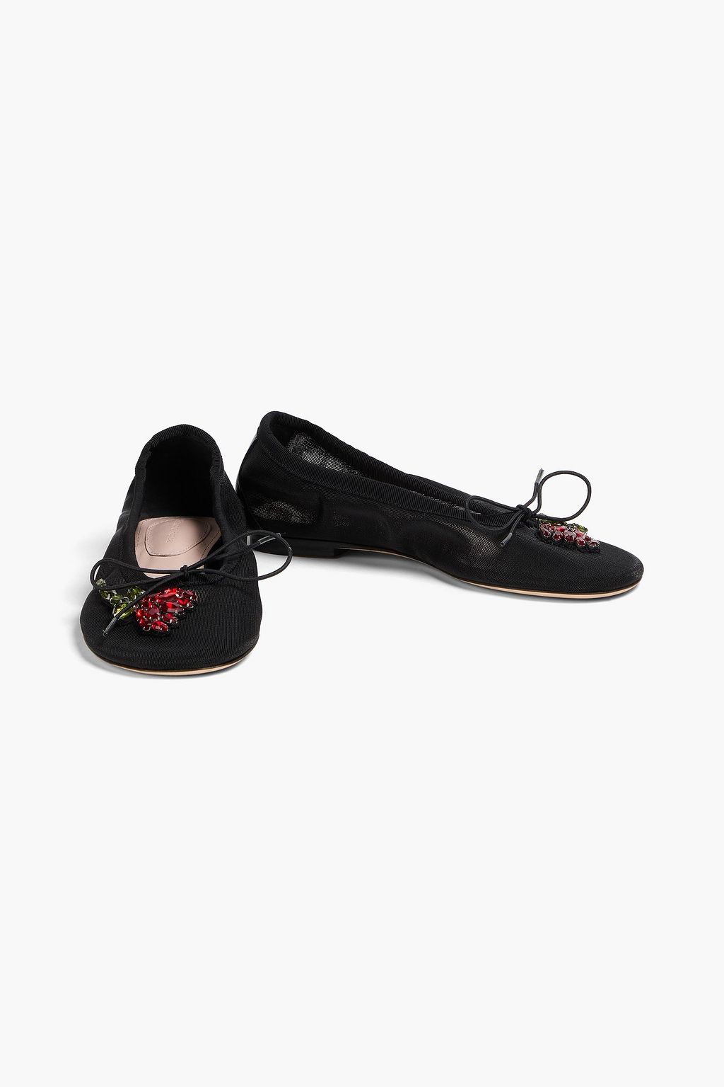 MAISON MARGIELA Four Stitches Décortiqué leather ballet flats