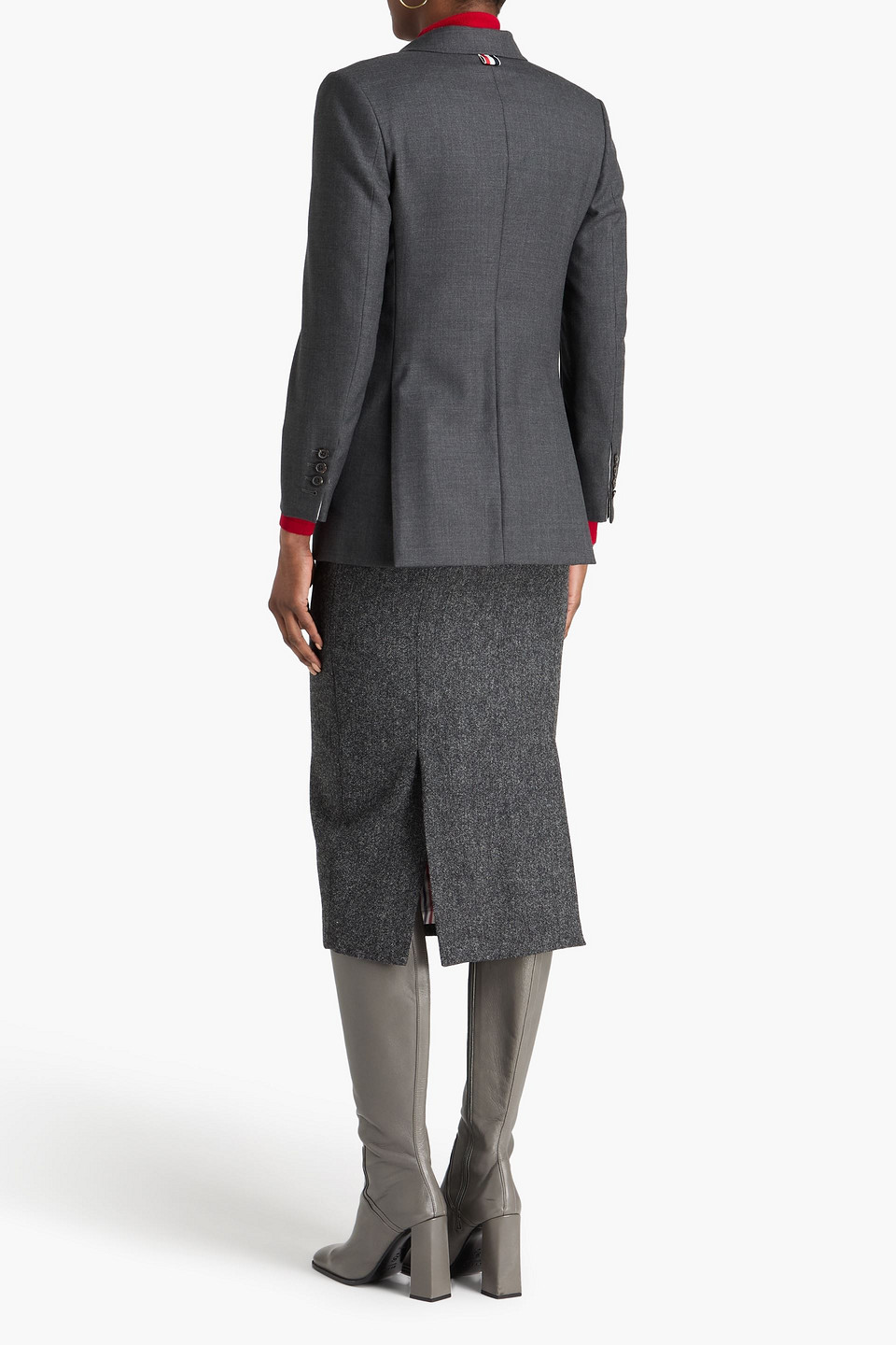 Thom Browne Wool Blazer In Black