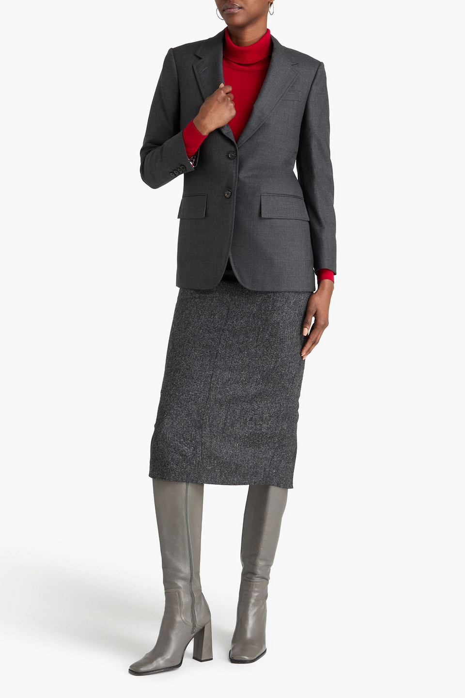 Thom Browne Wool Blazer In Black