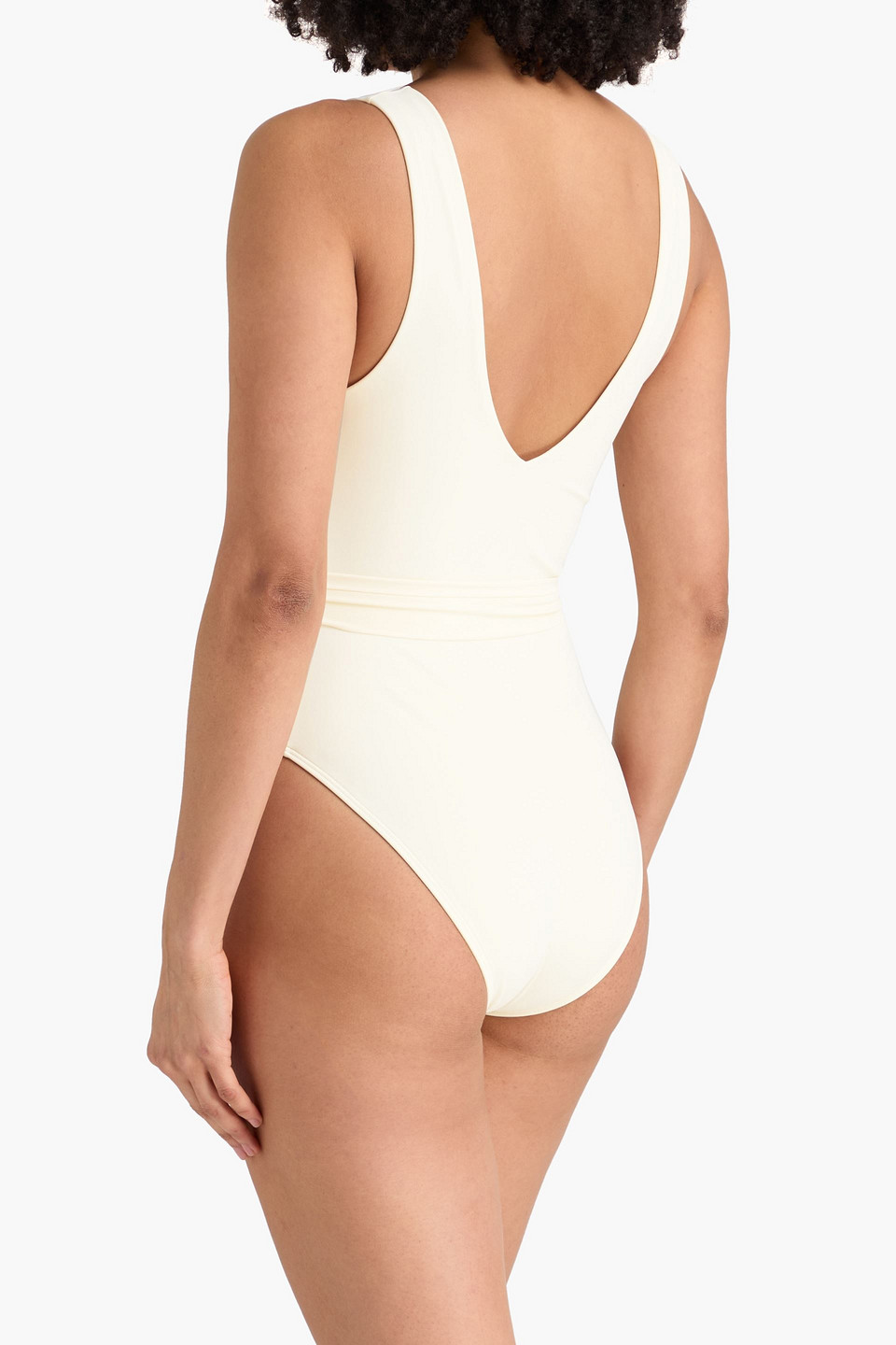  Tory Burch - Badeanzug „miller“ Mit Gürtel - Weiß - Xs 