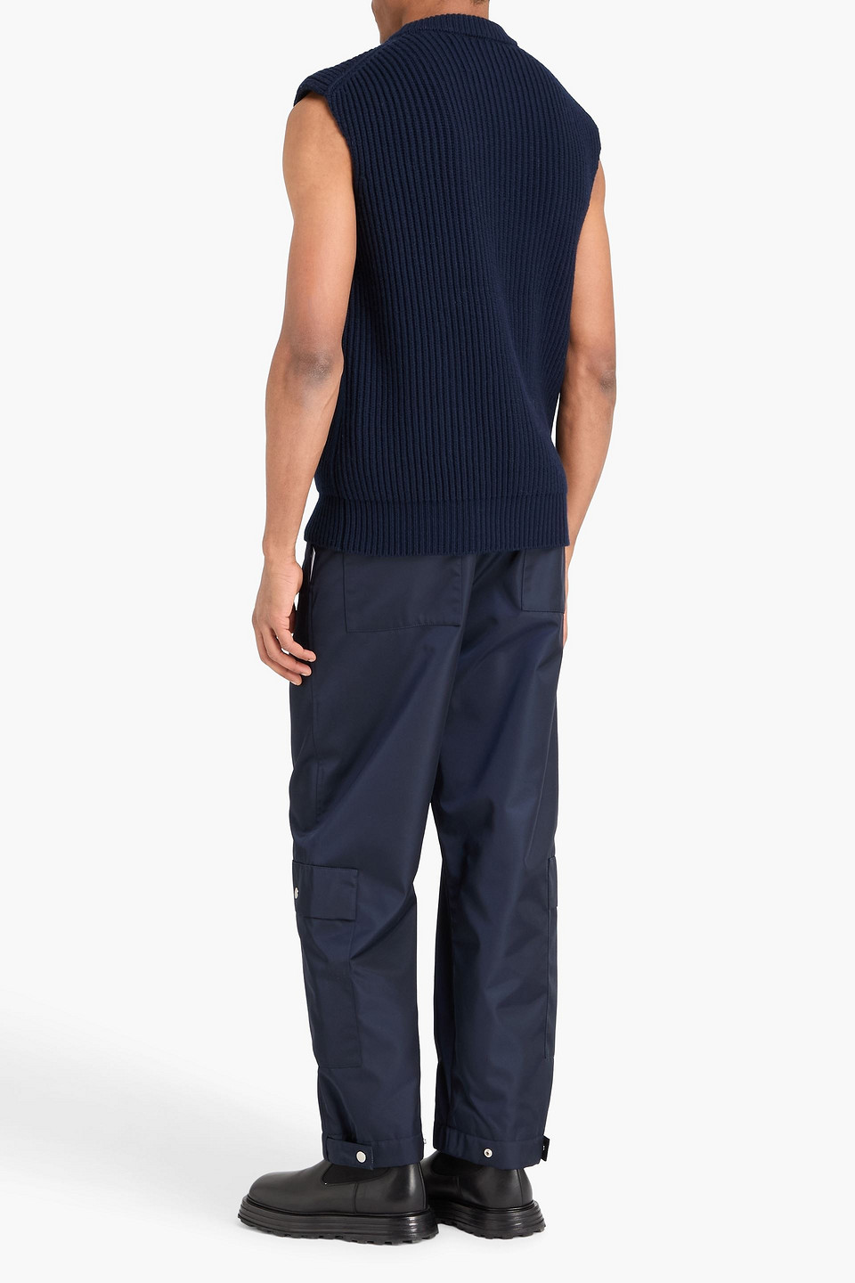 Jil Sander - Ribbed Wool - Blau - It 48 