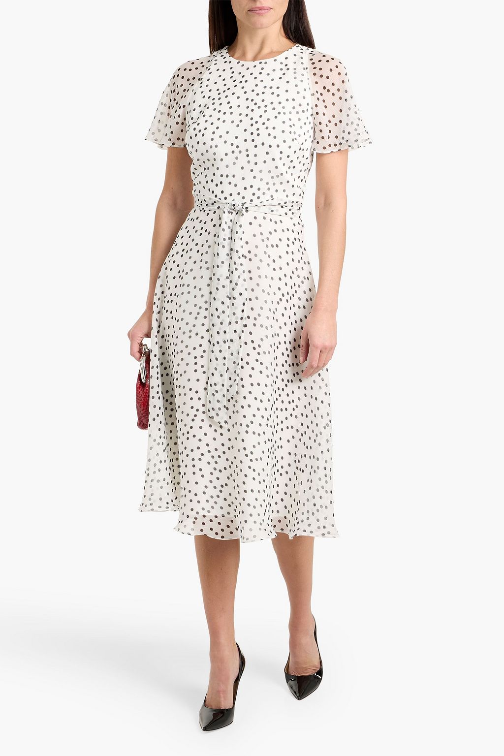 michelangelo polka dot midi dress Michelangelo Polkadot Midi Dress by Enduring Kairos