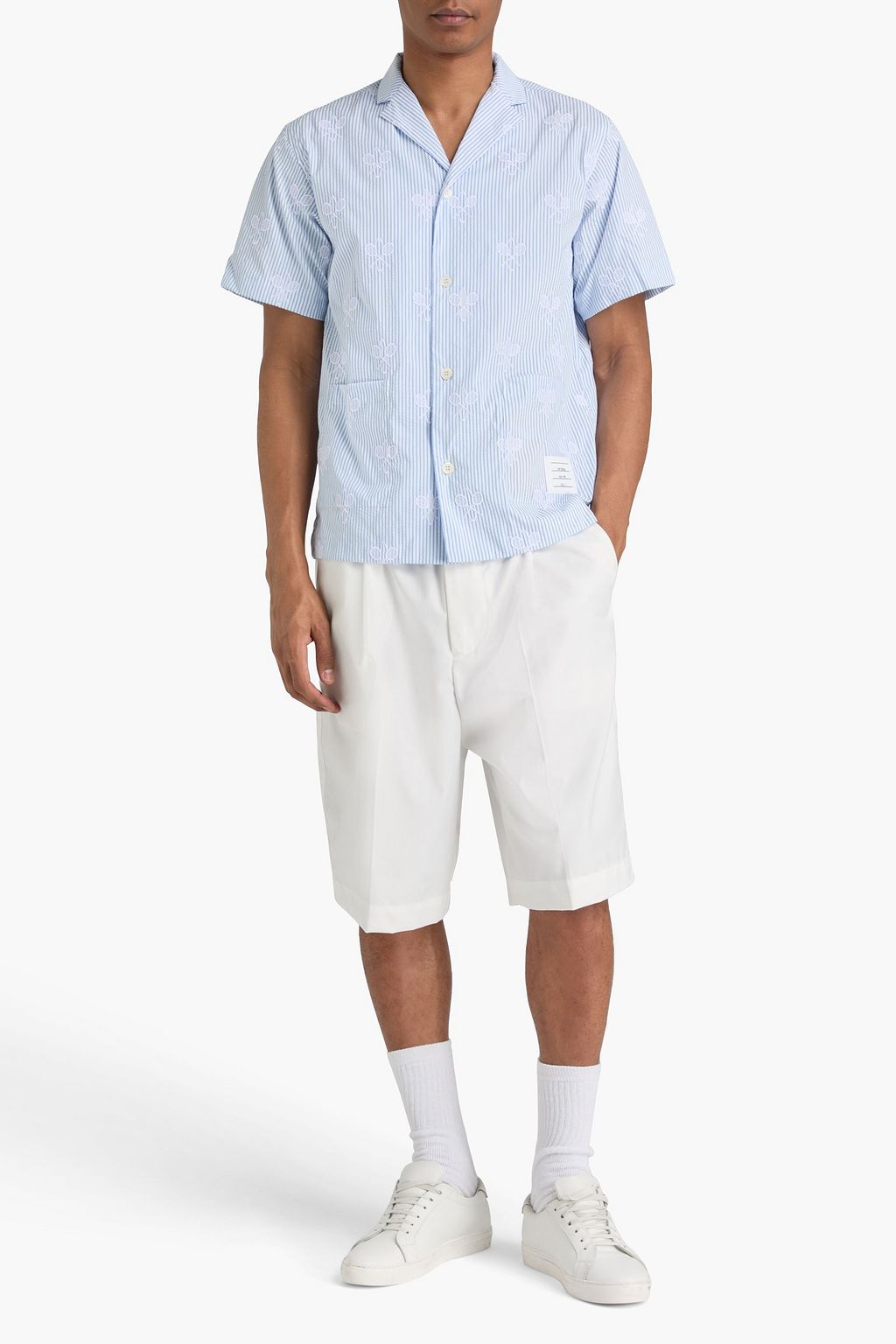 MONCLER X FRGMT BY HIROSHI FUJIWARA Cotton shirt | THE OUTNET