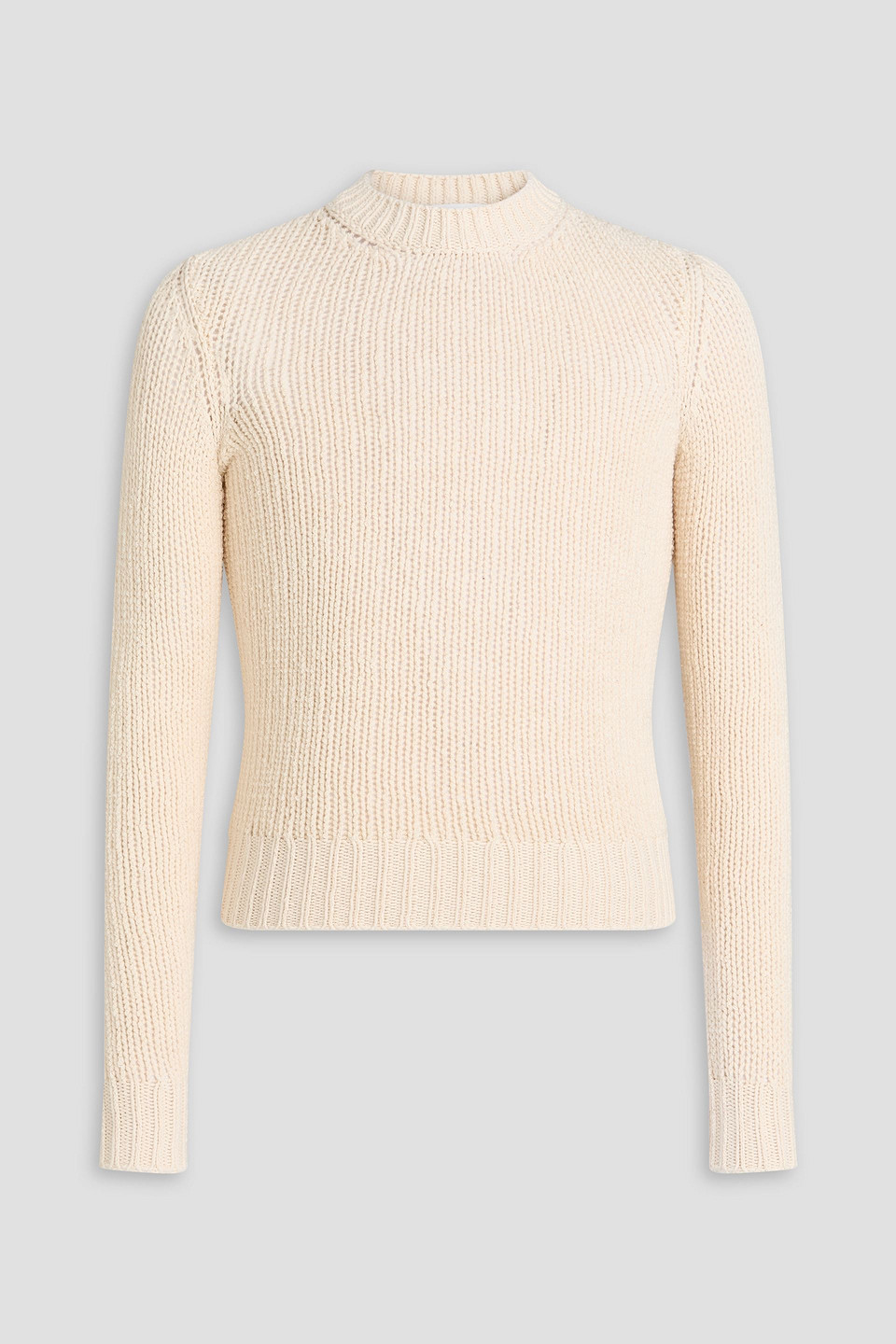 jil sander - cotton-blend sweater - white - it 46