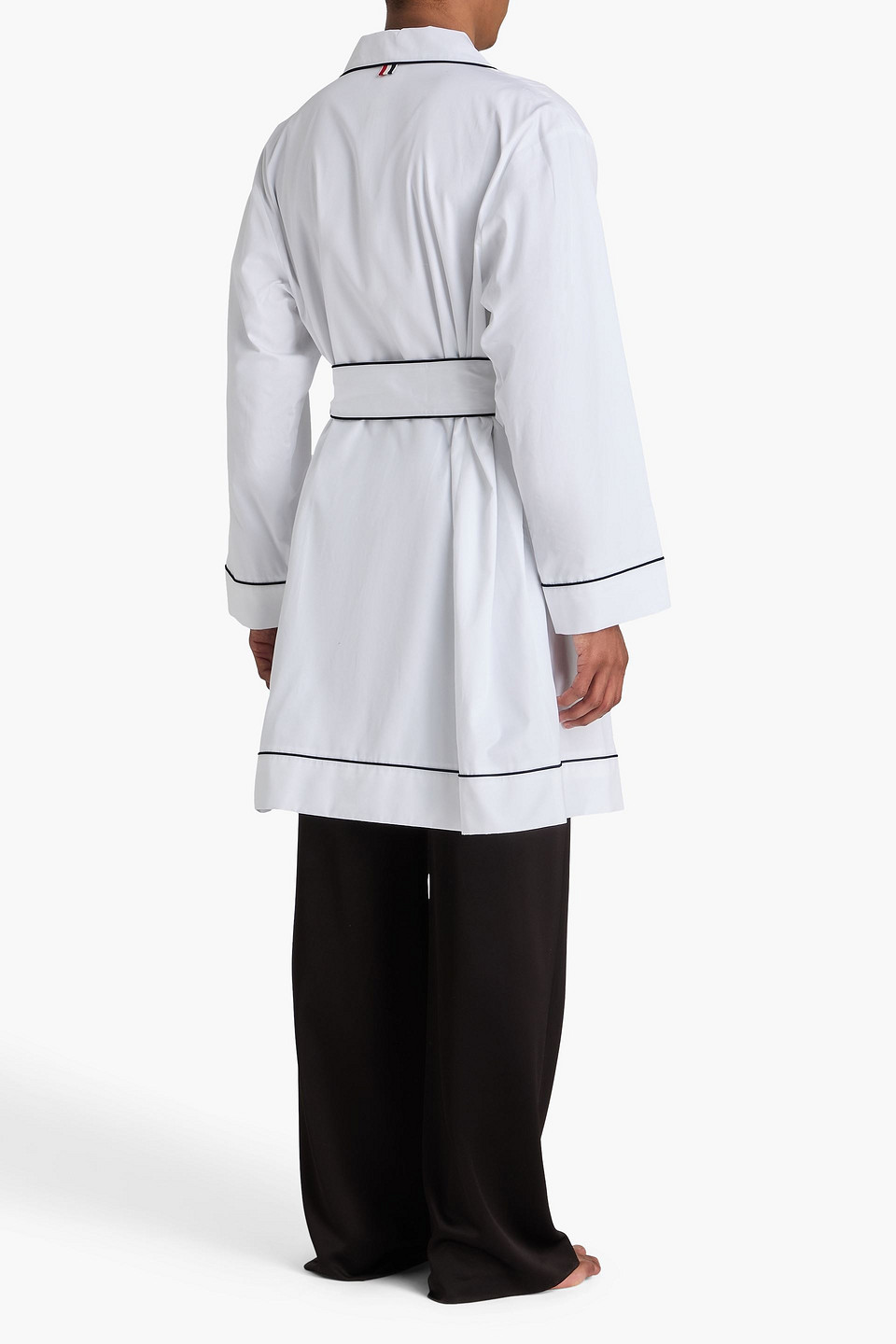  Thom Browne - Cotton-poplin Robe - Weiß - 2 