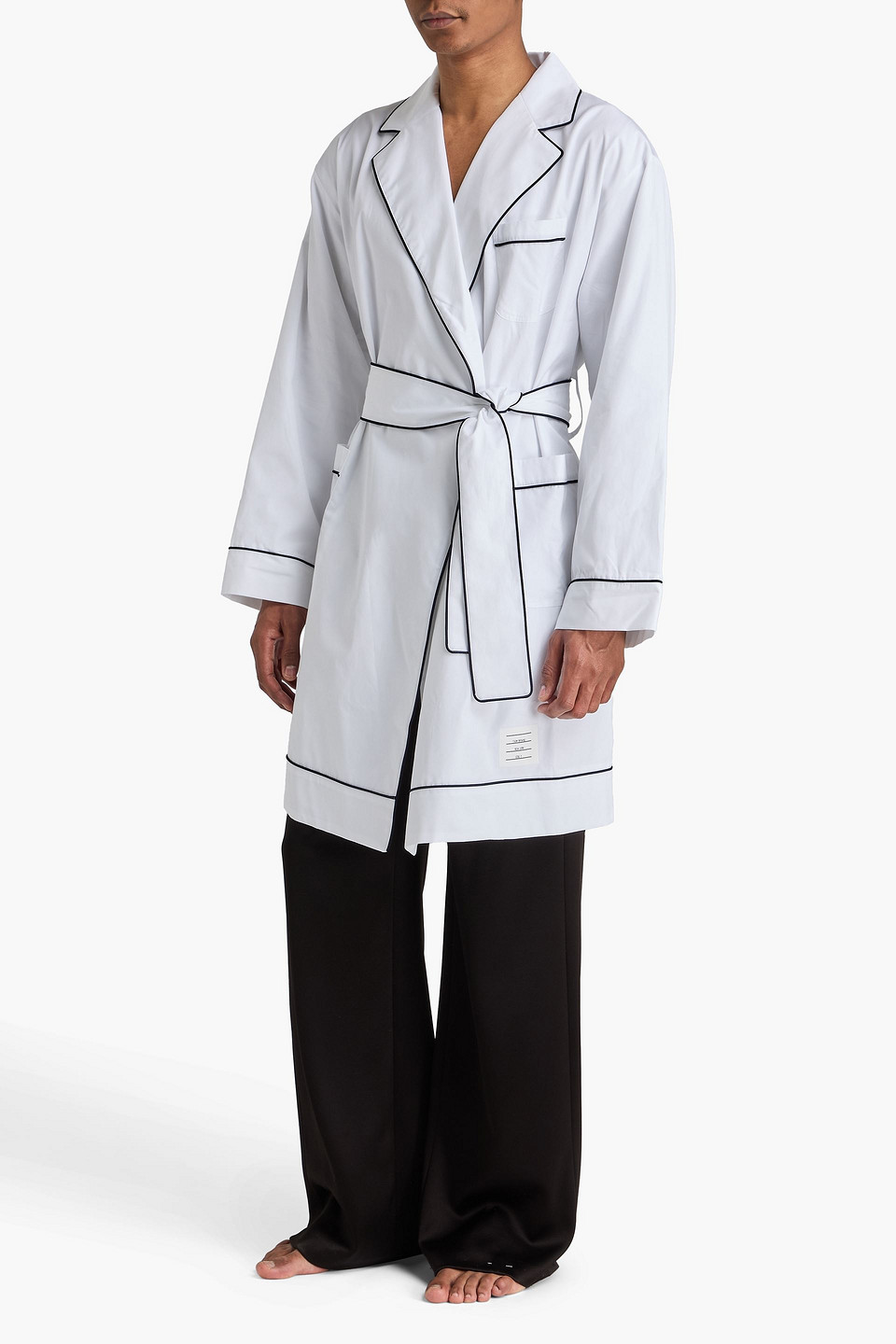  Thom Browne - Cotton-poplin Robe - Weiß - 2 
