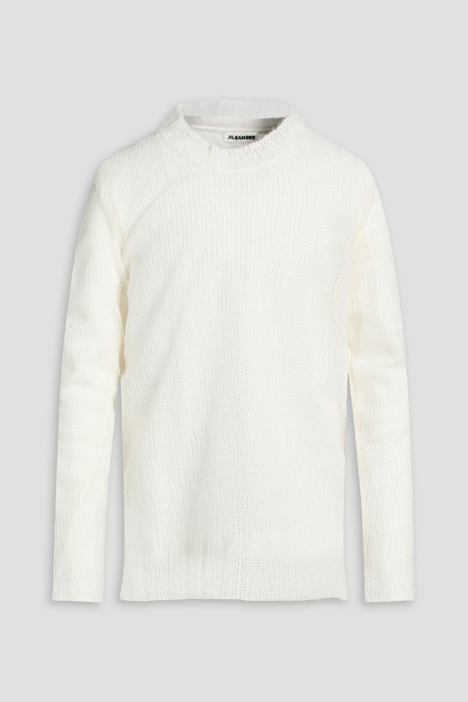jil sander - open-knit sweater - white - it 50
