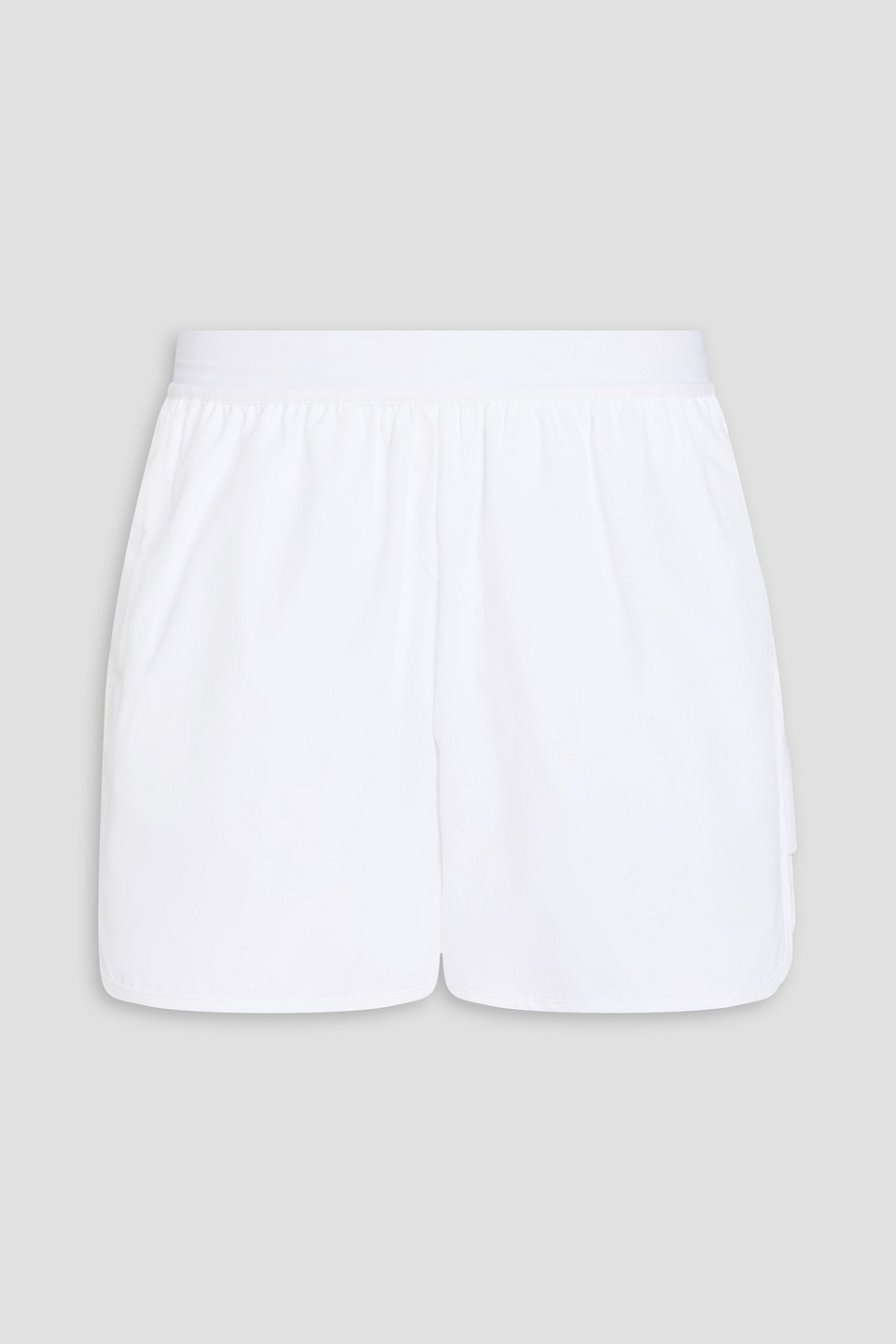 Thom Browne Striped Shell Shorts In White