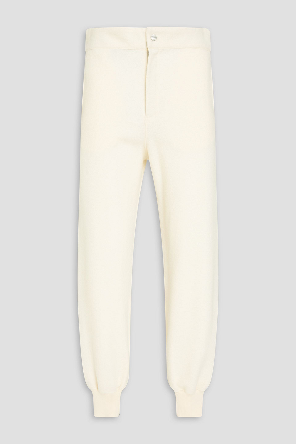 jil sander - tapered wool-blend bouclé pants - white - it 48