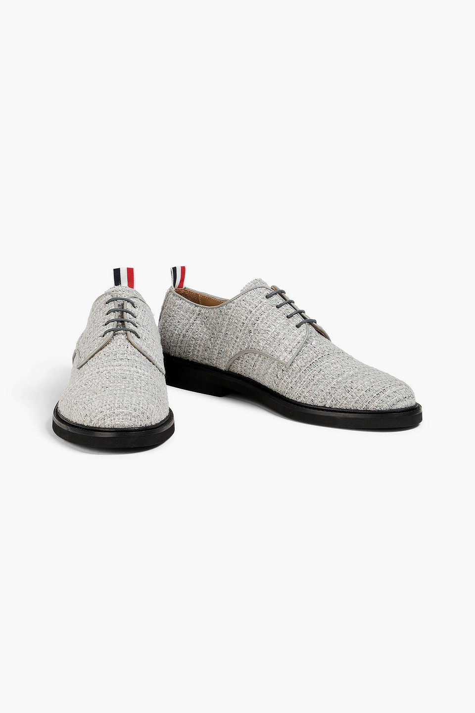 Thom Browne - Oxford-schuhe „uniform“ Aus Tweed - Grau - Us 7 