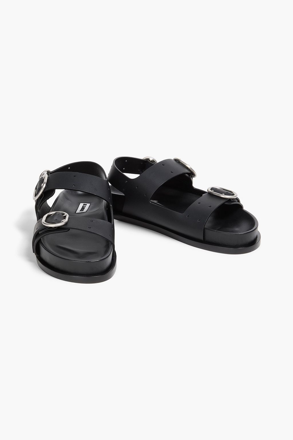 JIL SANDER Buckled leather sandals | THE OUTNET