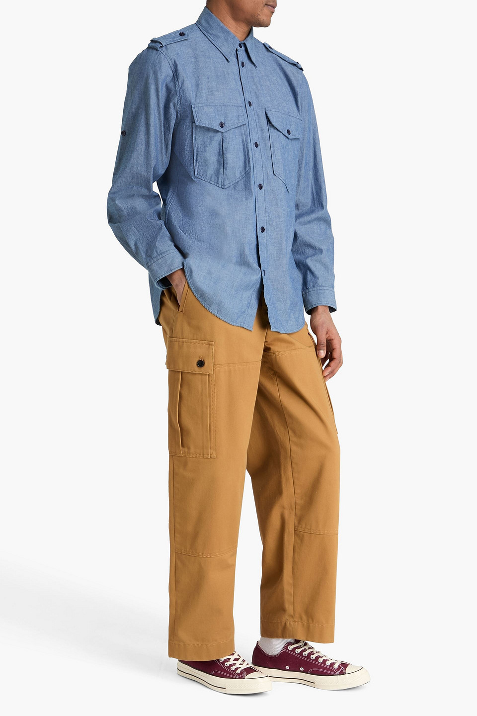  Isabel Marant - Hemd „cesar“ Aus Baumwoll-chambray - Blau - S 