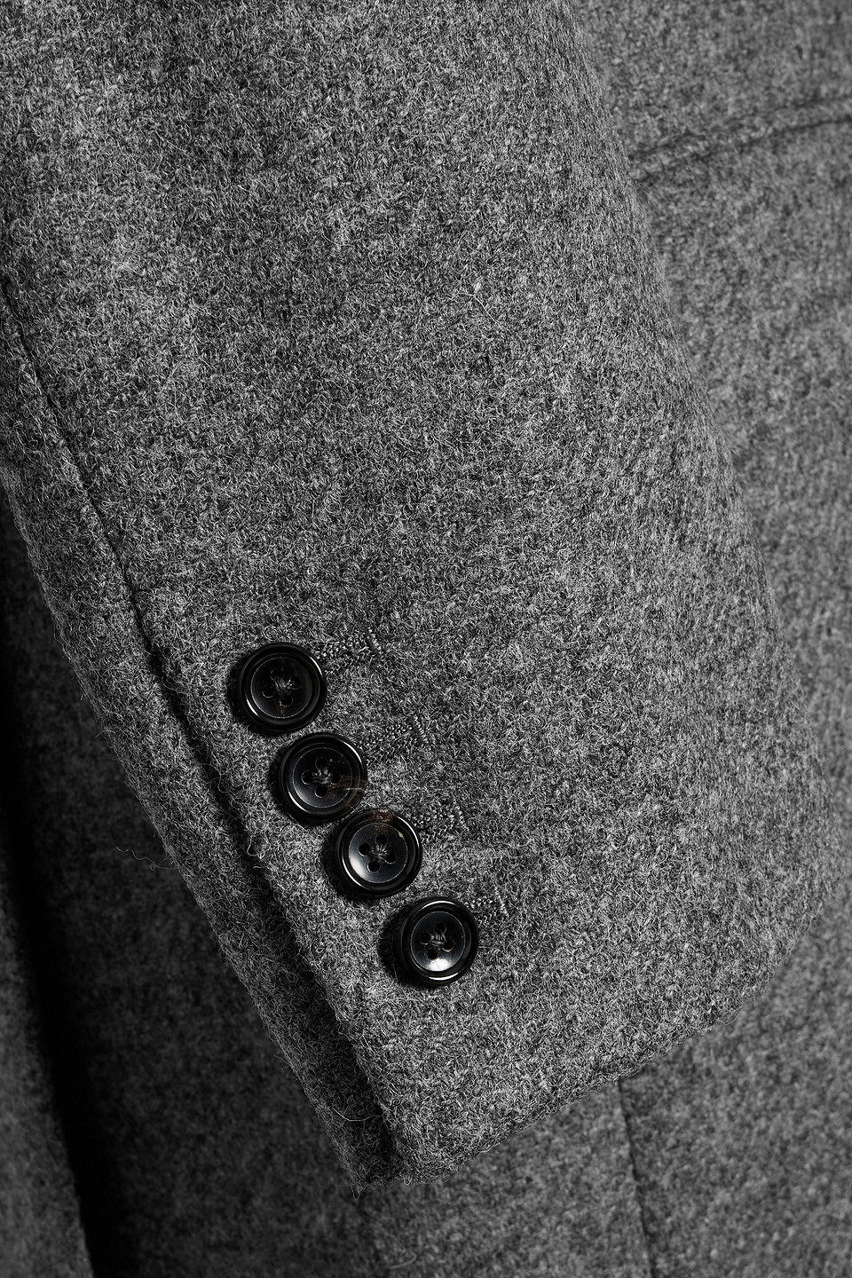 Thom Browne Wool Coat In Gray