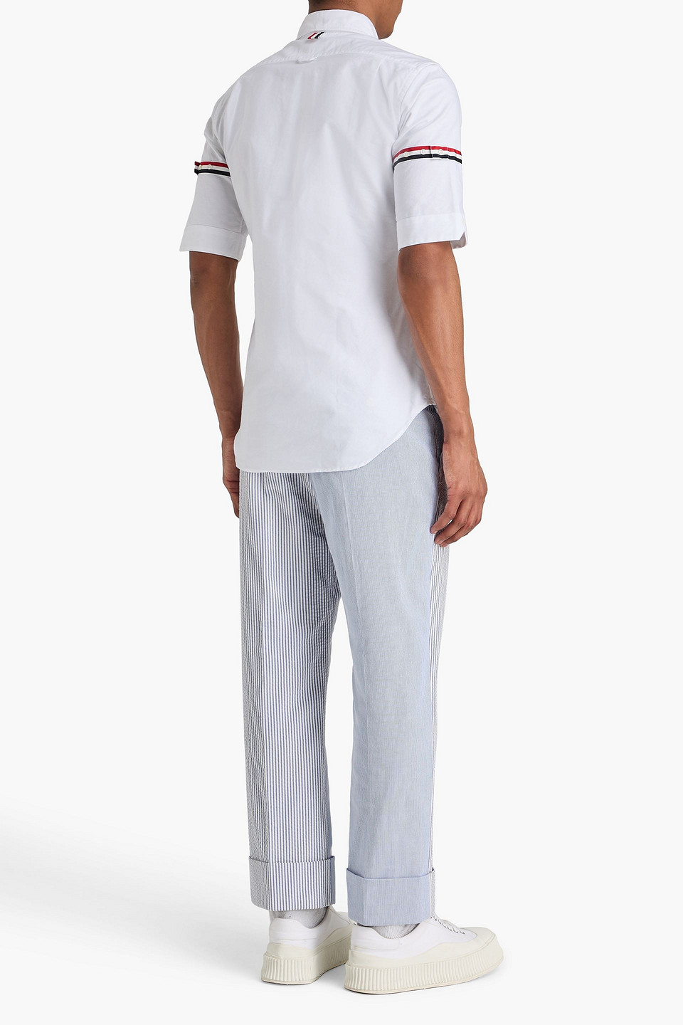  Thom Browne - Cotton Oxford Shirt - Weiß - 2 