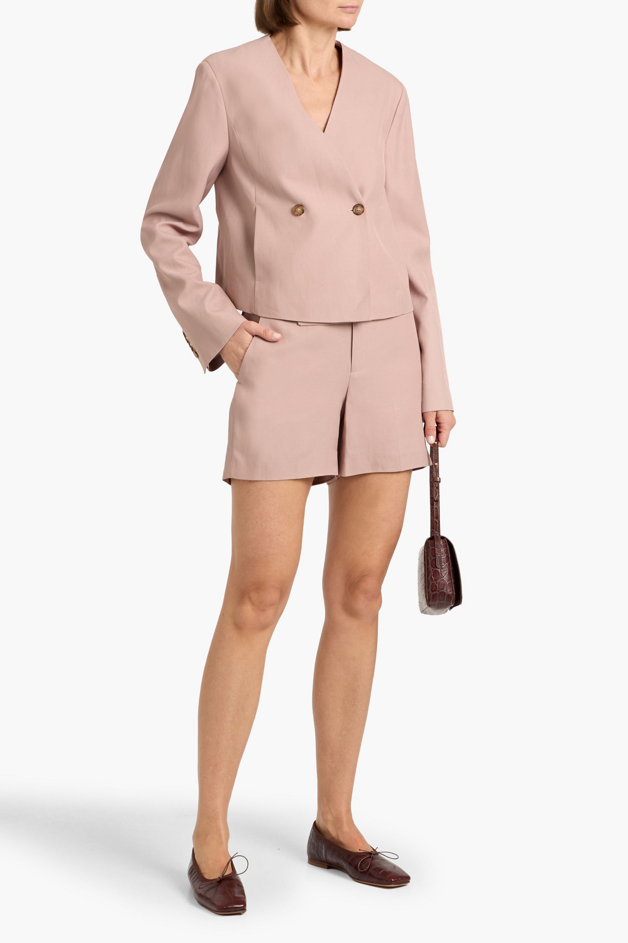 Loulou Studio Simai twill shorts