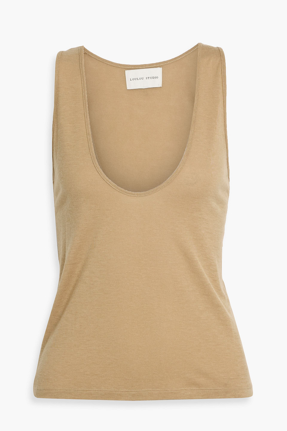 Loulou De Saison Albia Jersey Tank In Sand