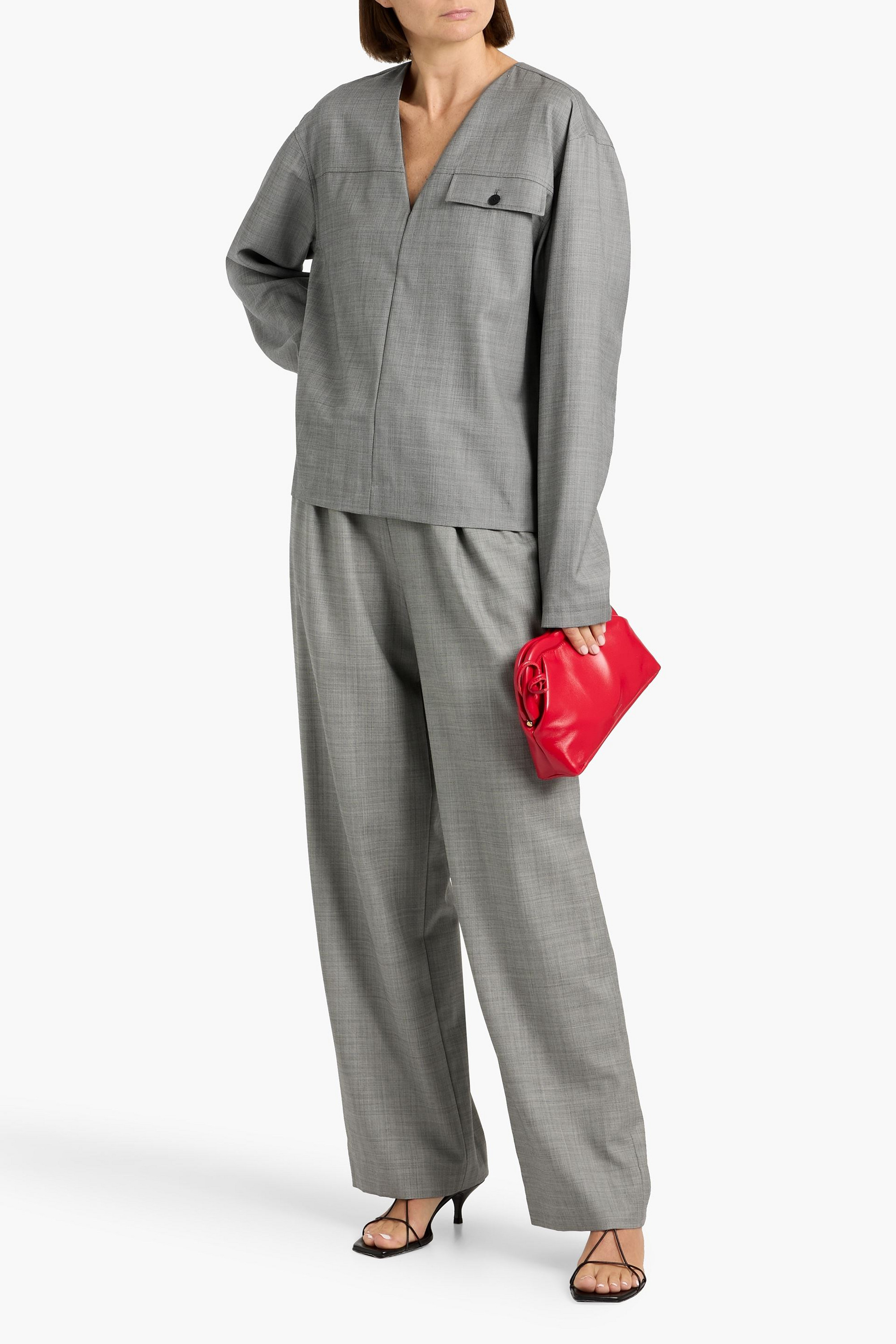 Loulou Studio Oreca wool-twill blouse