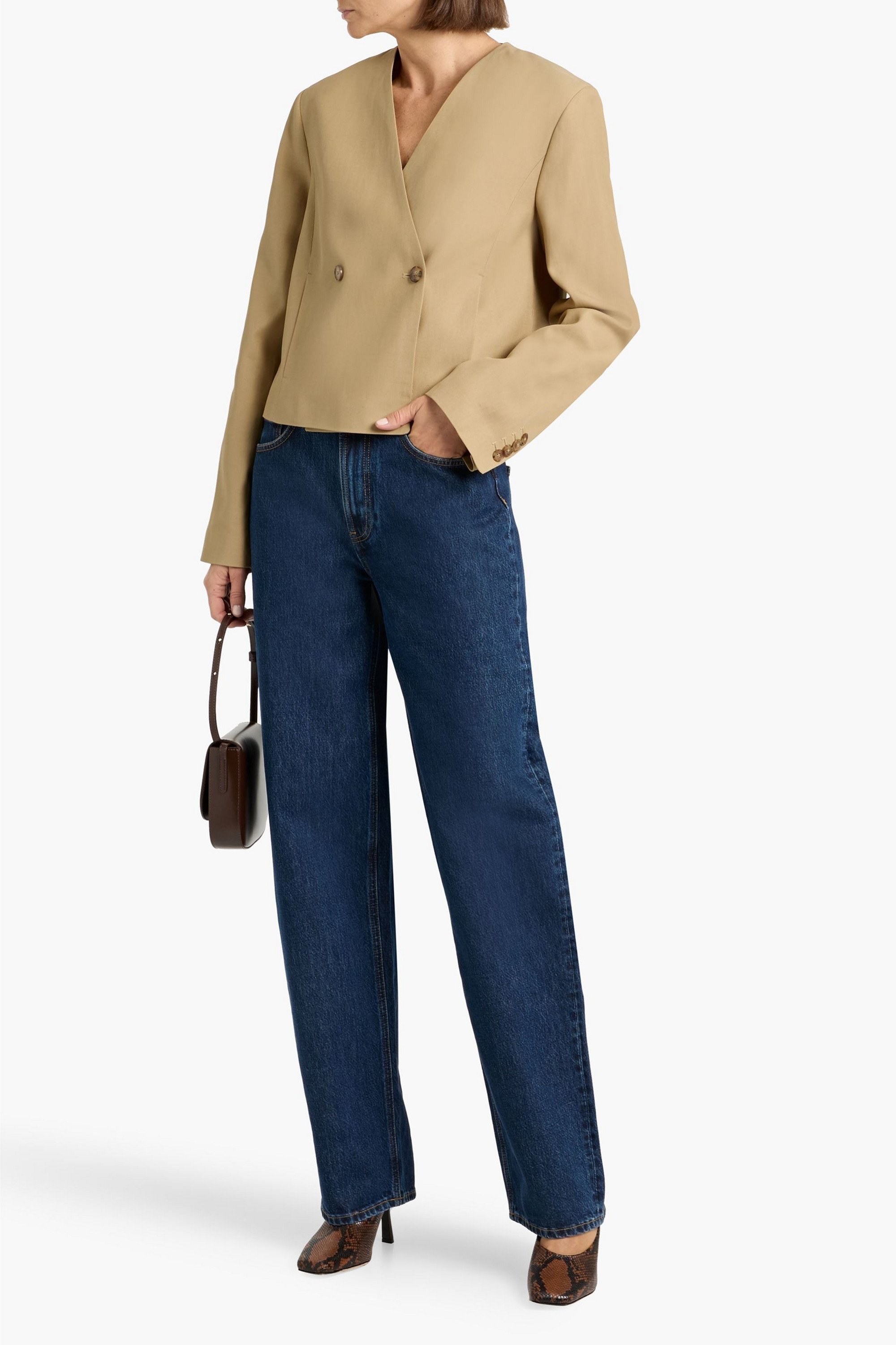 Loulou Studio Malli double-breasted twill blazer