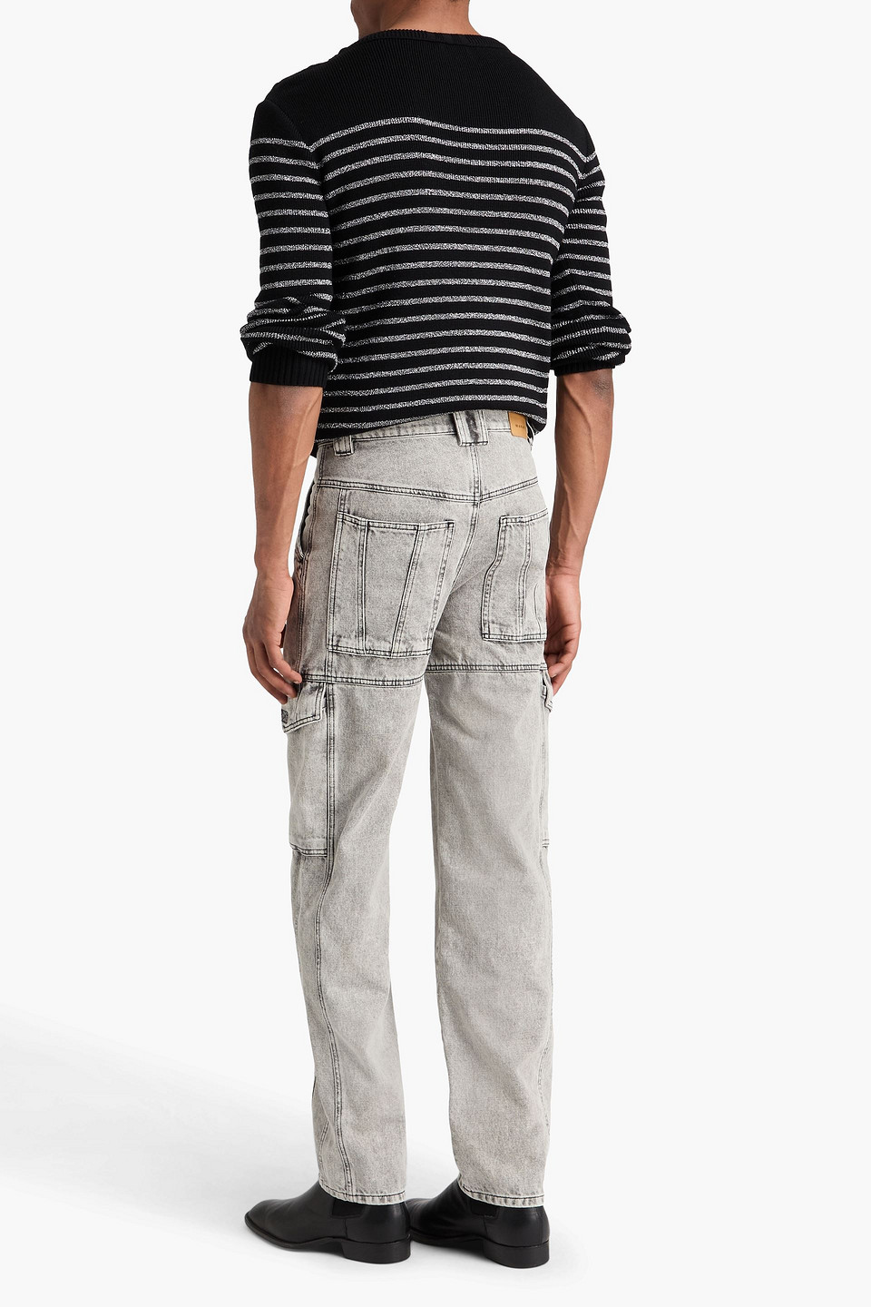  Isabel Marant - Cargojeans Aus Denim Mit Acid-waschung - Grau - 28 