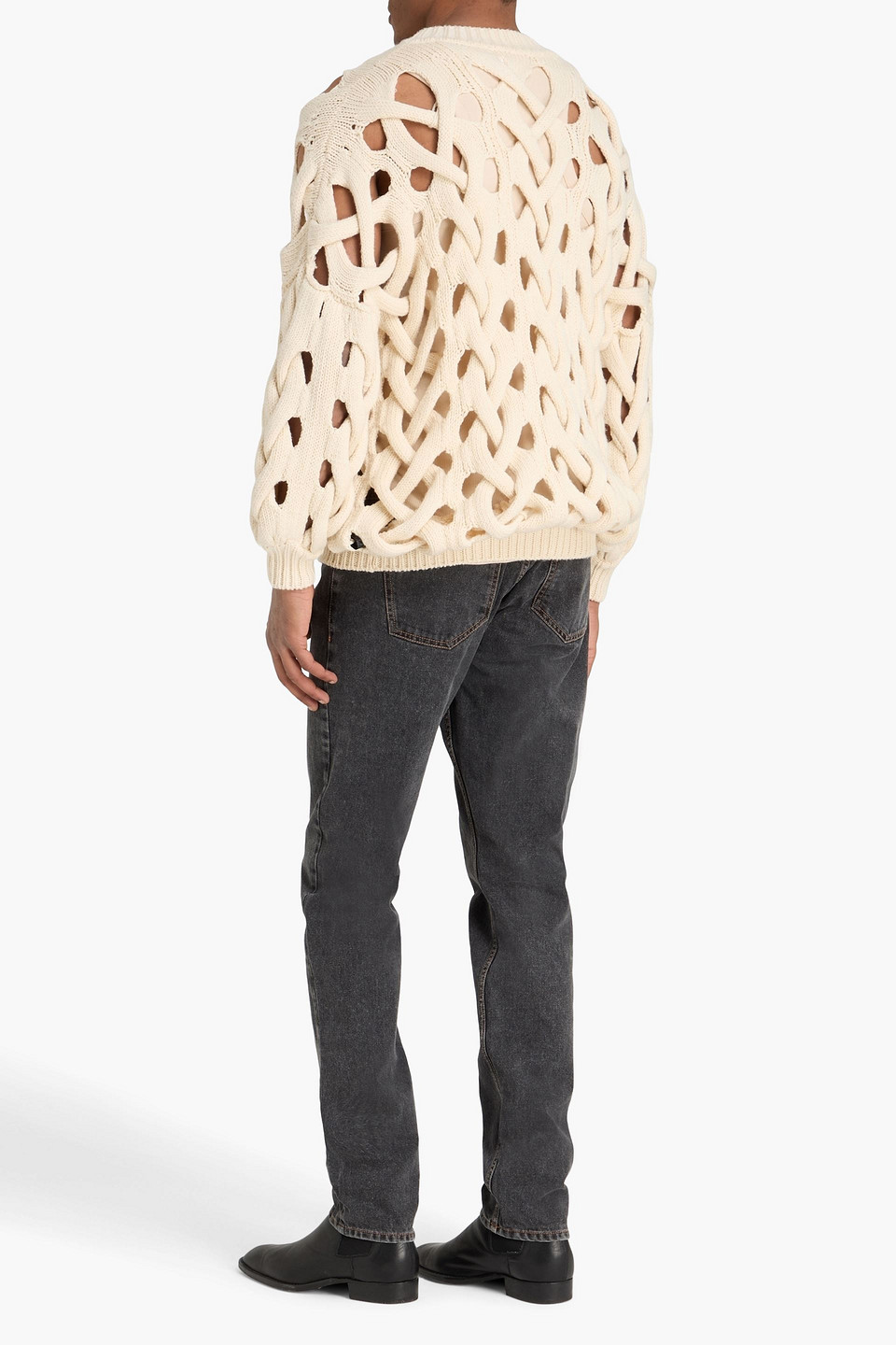  Isabel Marant - Pullover „elly“ Aus Lochstrick Aus Einer Merinowollmischung - Weiß - M 