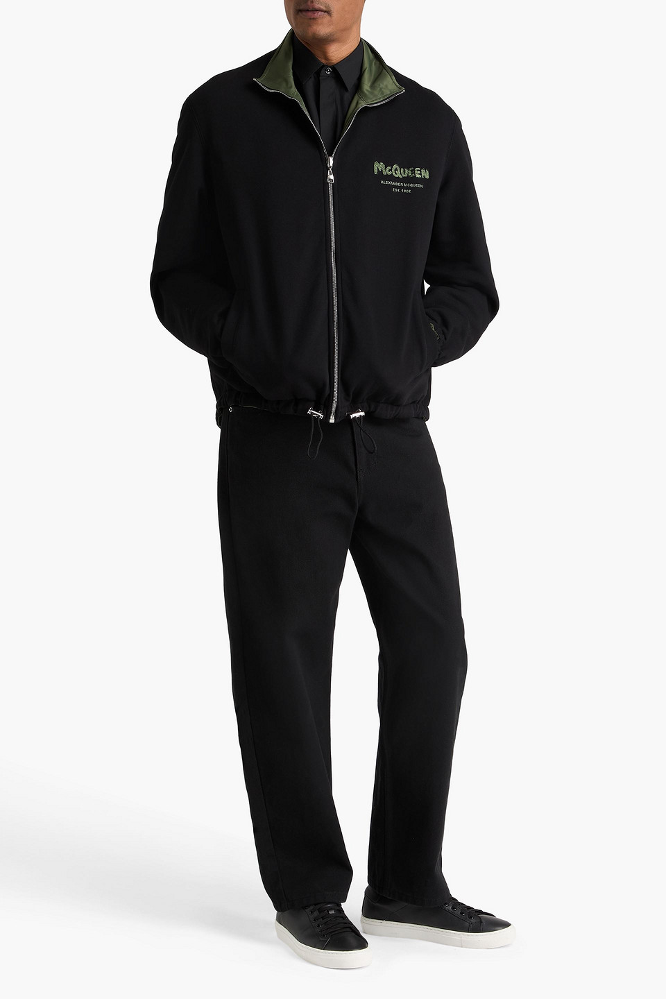  Mcqueen - Reversible Cotton Jacket - Black - L 