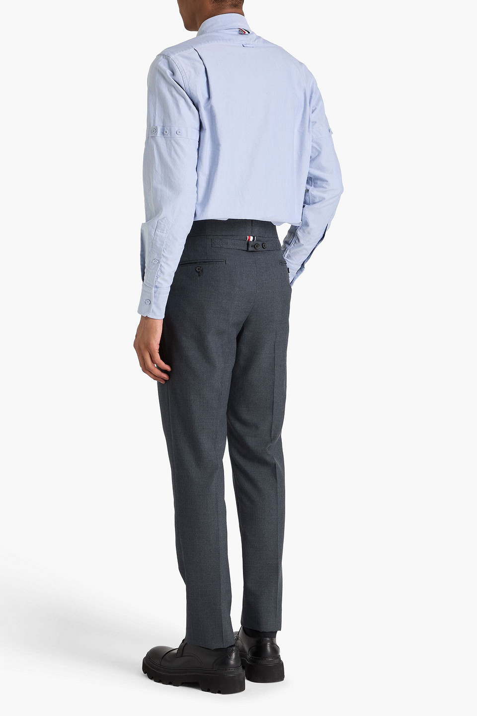  Thom Browne - Wool-blend Pants - Gray - 2 
