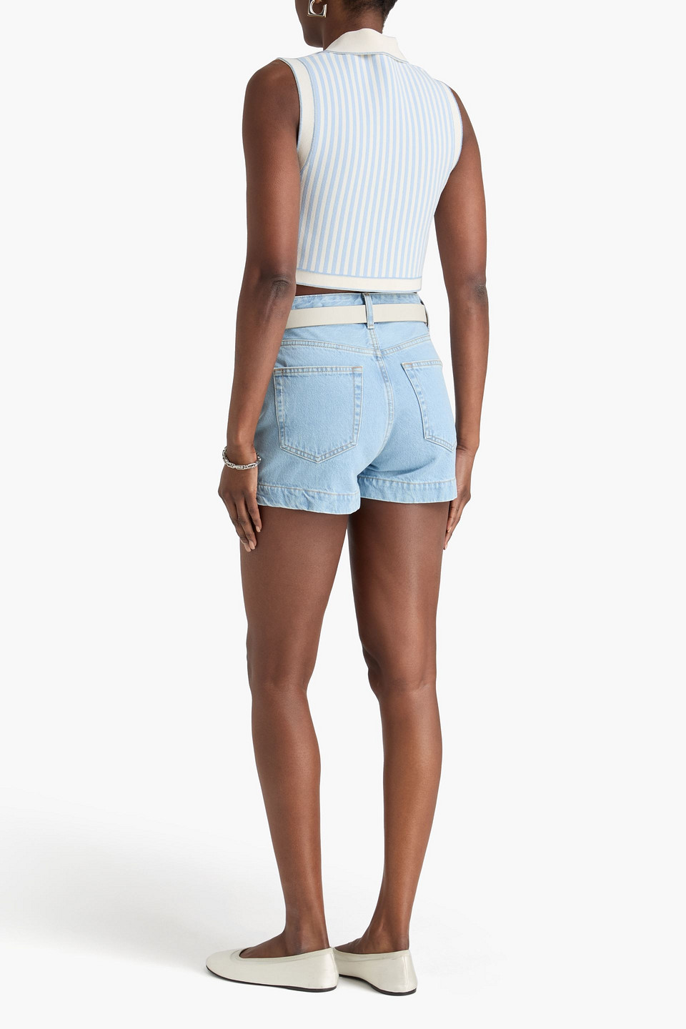  Frame - The Charm Denim Shorts - Blue - 25 