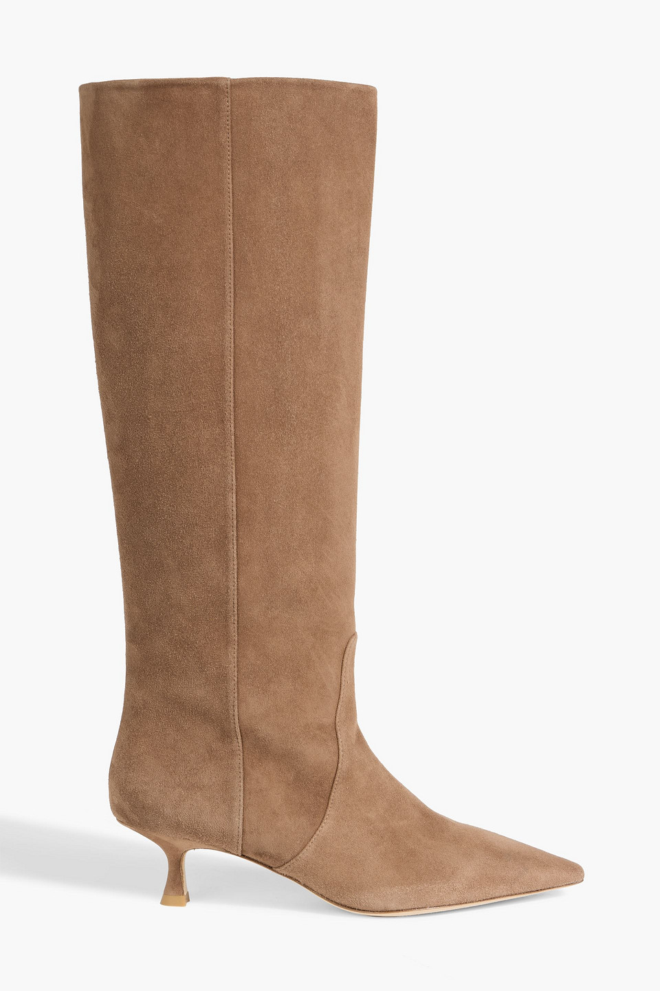 Stuart Weitzman Naomi 50 Suede Knee Boots In Brown