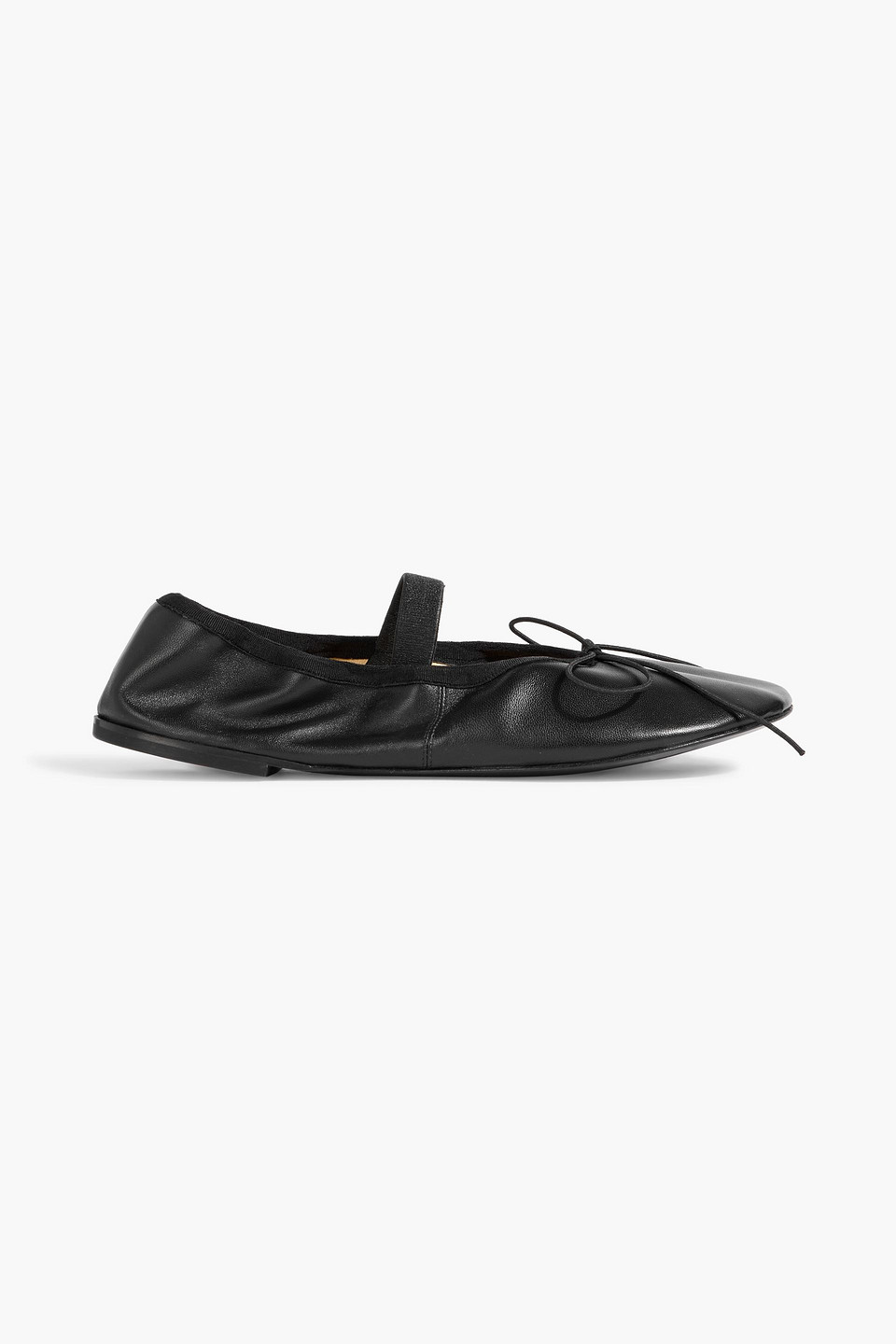proenza schouler - glove leather mary jane flats - black - eu 37