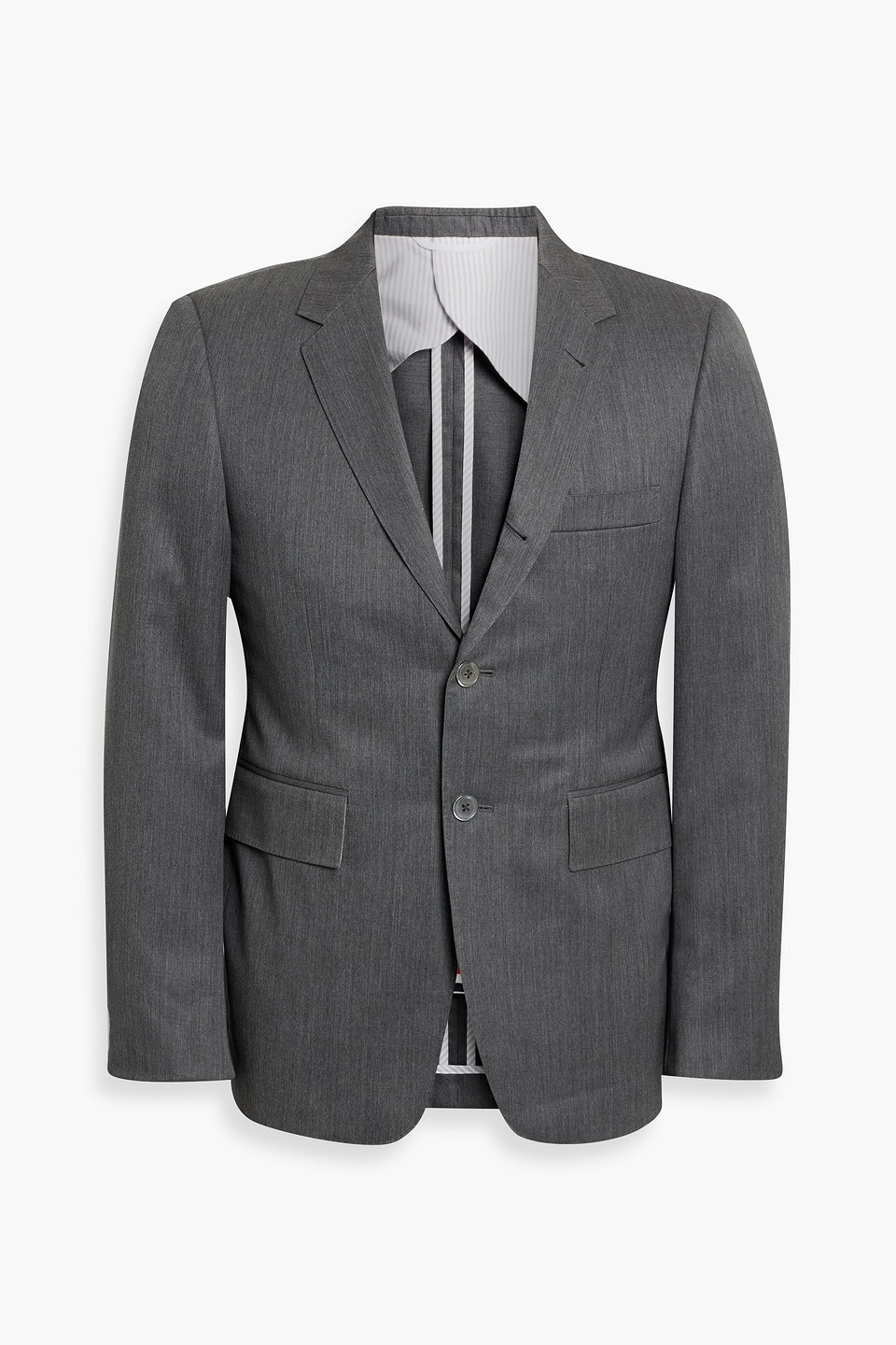 thom browne - wool blazer - gray - 1