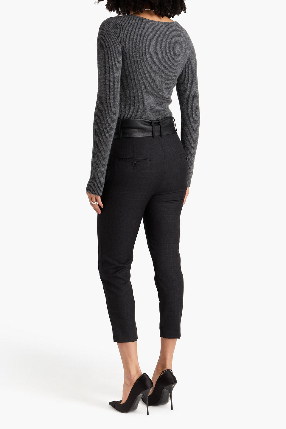  Isabel Marant - Pullover „bricelia“ Aus Einer Gerippten Wollmischung - Grau - Fr 40 