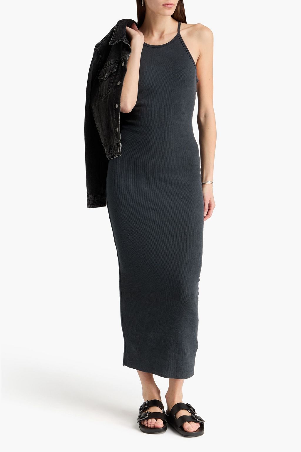TOTEME Ribbed-knit maxi dress | THE OUTNET