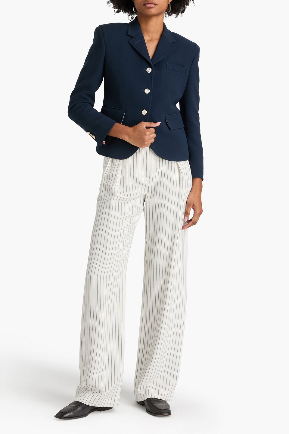 Thom Browne Wool Blazer In Blue