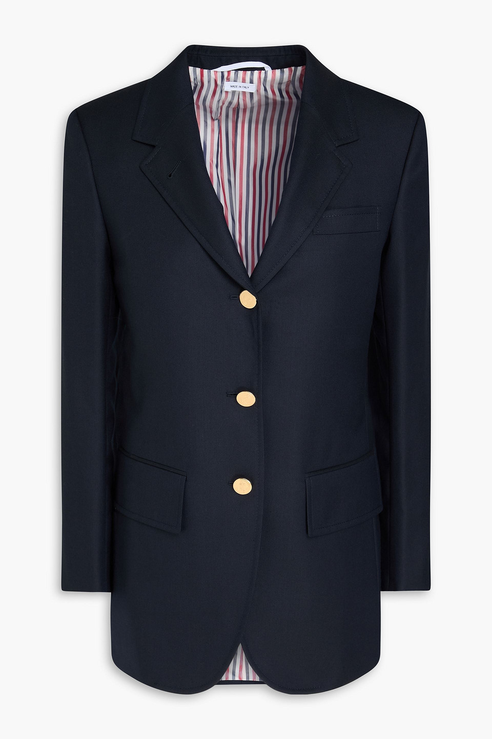Thom Browne Wool-twill Blazer In Blue