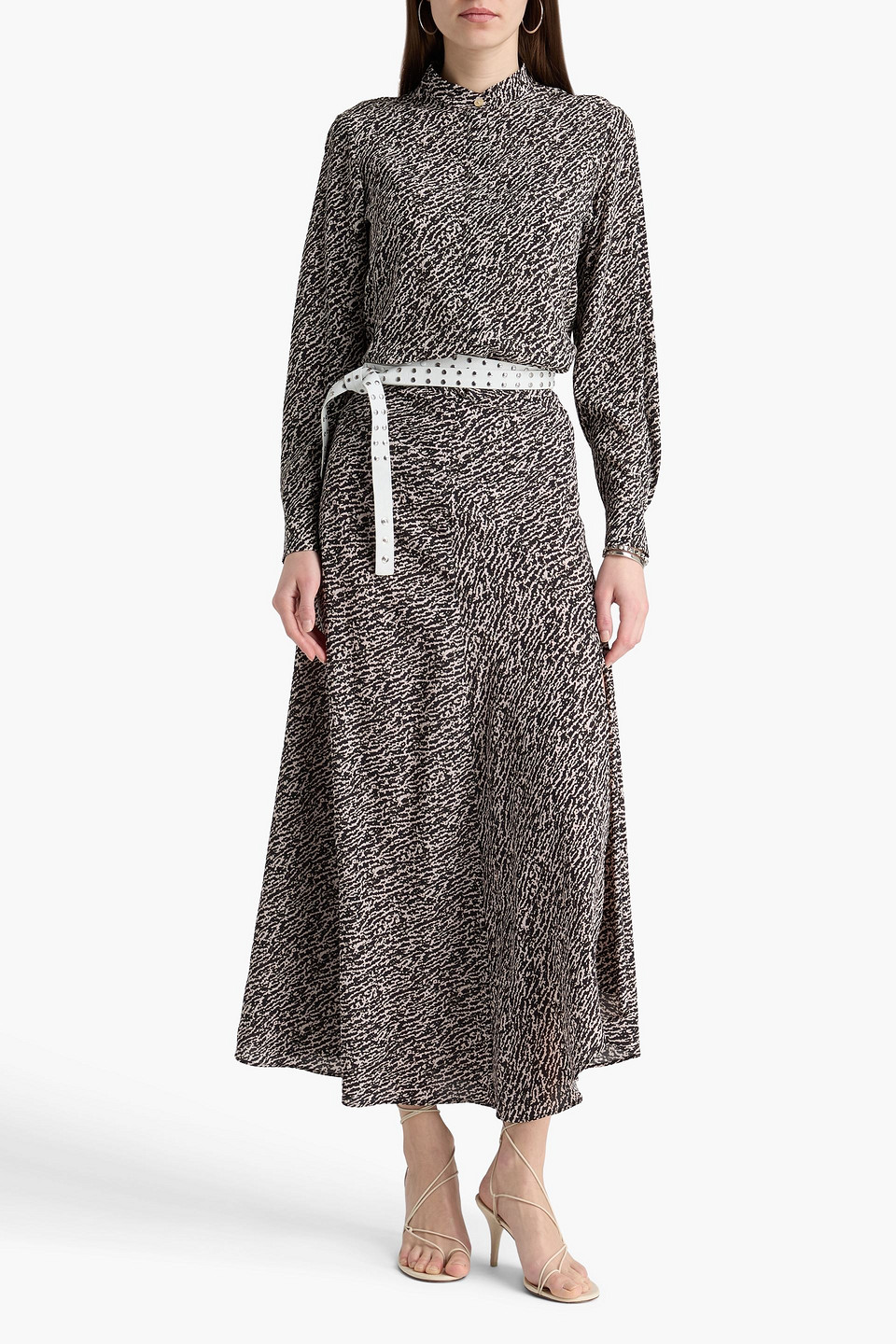  Isabel Marant - Hemd „ilda“ Aus Stretch-seide Mit Print - Schwarz - Fr 34 