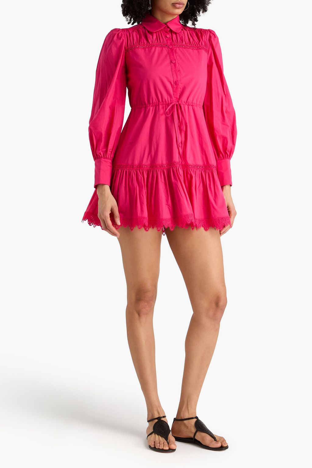 begonia mini dress Reiss Halston Sequin Mini Dress in Begonia