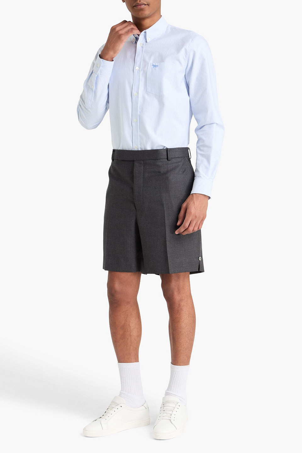  Thom Browne - Wool-twill Shorts - Grau - 1 